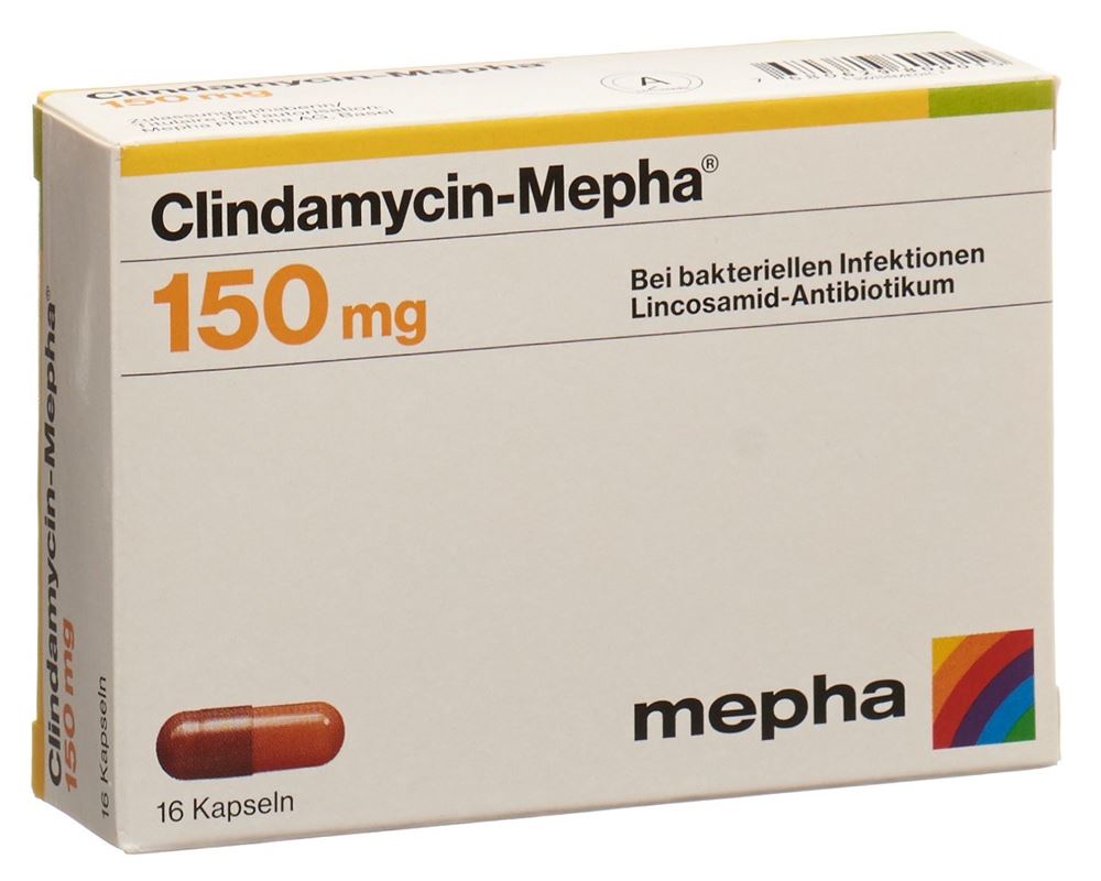 CLINDAMYCIN Mepha caps 150 mg 16 pce