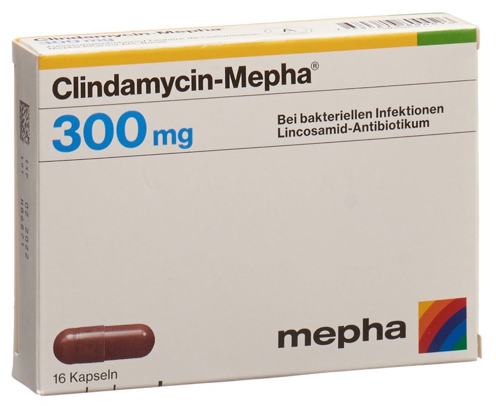 CLINDAMYCIN Mepha caps 300 mg 16 pce