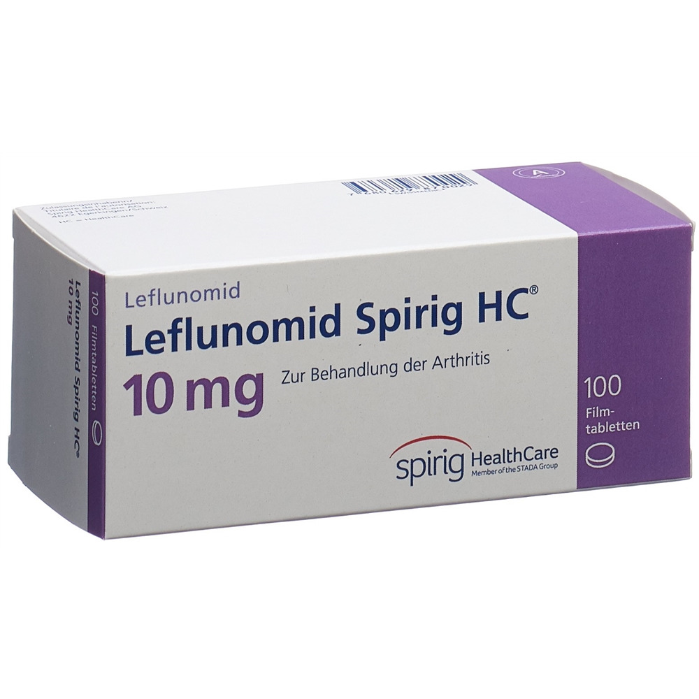 LEFLUNOMIDE Spirig HC cpr pell 10 mg 100 pce