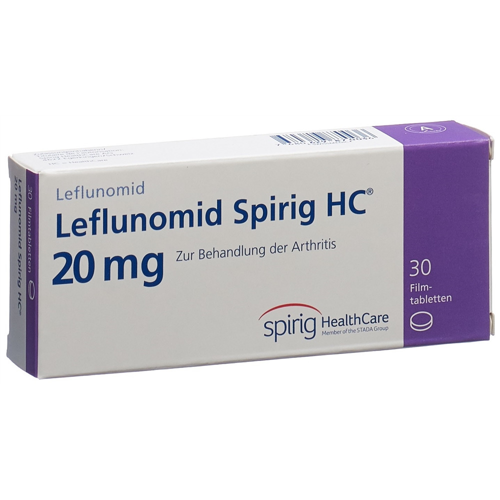 LEFLUNOMIDE Spirig HC cpr pell 20 mg 30 pce