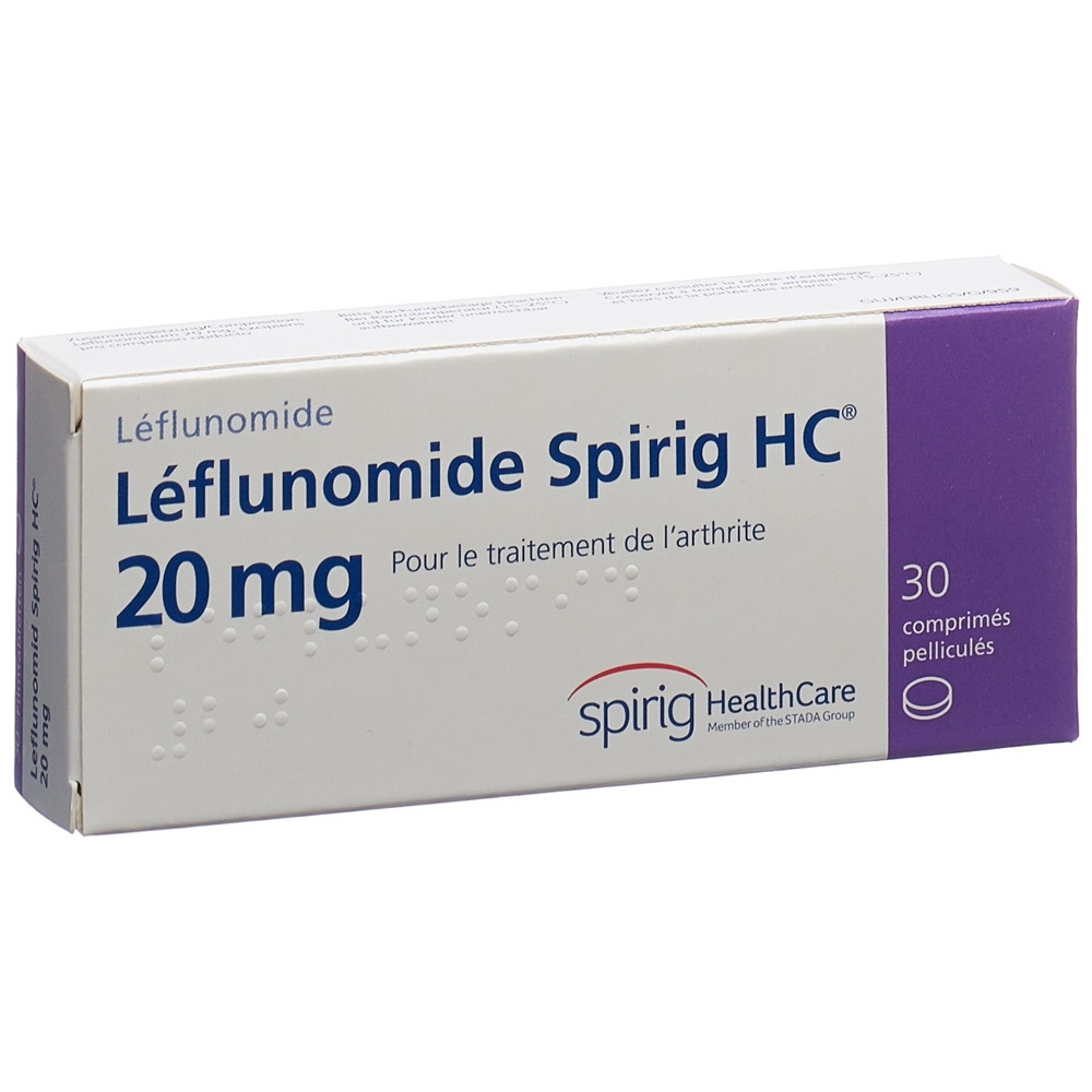 LEFLUNOMIDE Spirig HC cpr pell 20 mg 30 pce