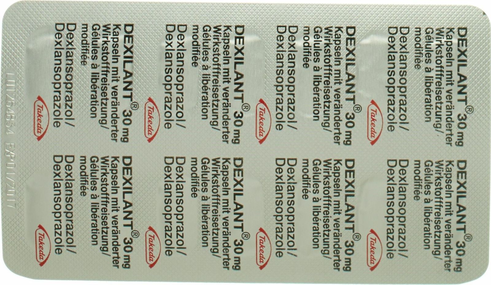 DEXILANT caps ret 30 mg 14 pce