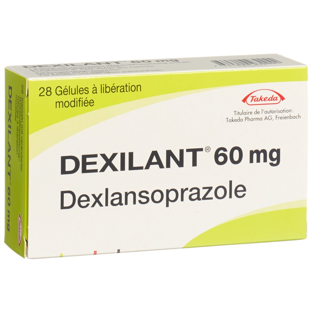 Dexilant 60 mg, Hartkapseln mit veränderter Wirkstofffreisetzung