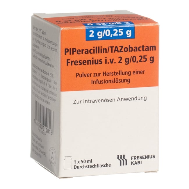 PIPERACILLIN/TAZOB. Fresenius i.v. 4.5 g flac