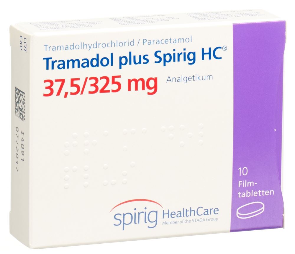 Tramadol plus Spirig HC, Filmtabletten