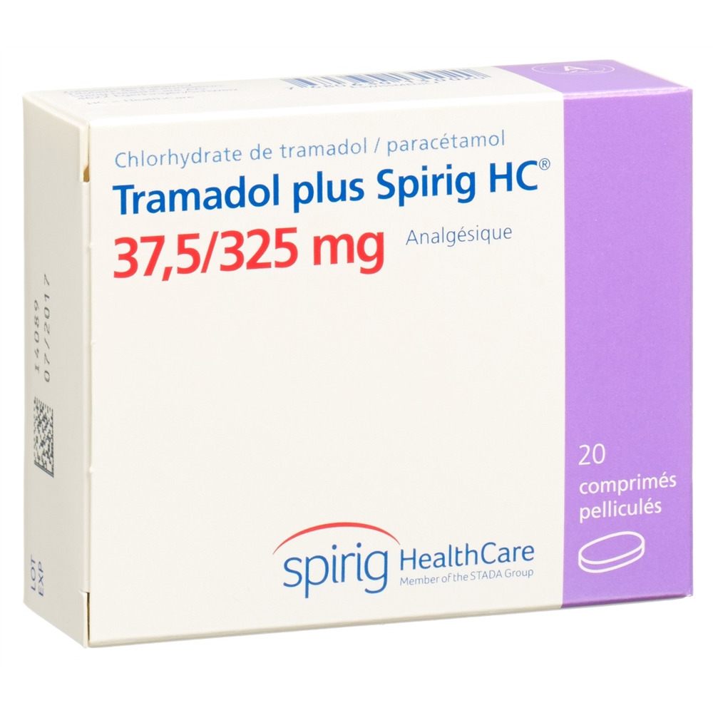 TRAMADOL PLUS Spirig HC 37.5/325mg 20 pce