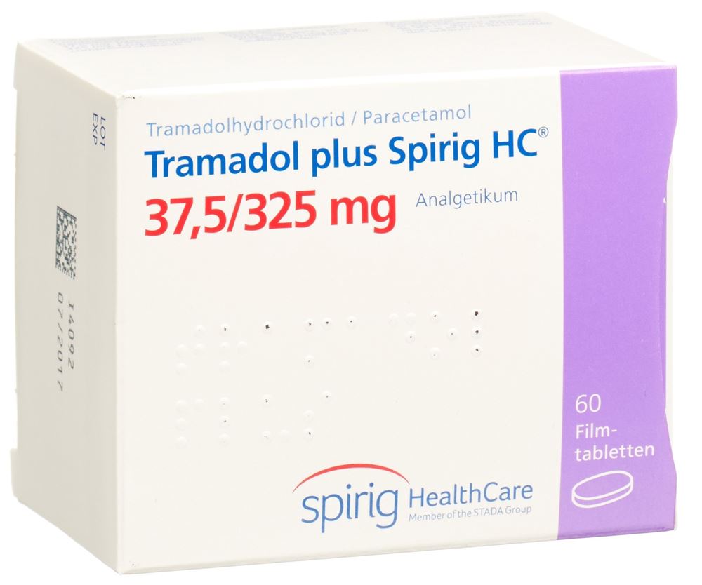 Tramadol plus Spirig HC, Filmtabletten