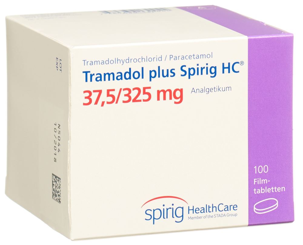 Tramadol plus Spirig HC, Filmtabletten