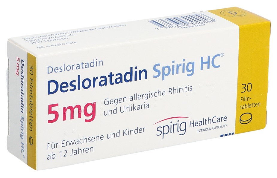DESLORATADIN Spirig HC cpr pellic 5 mg 30 pce
