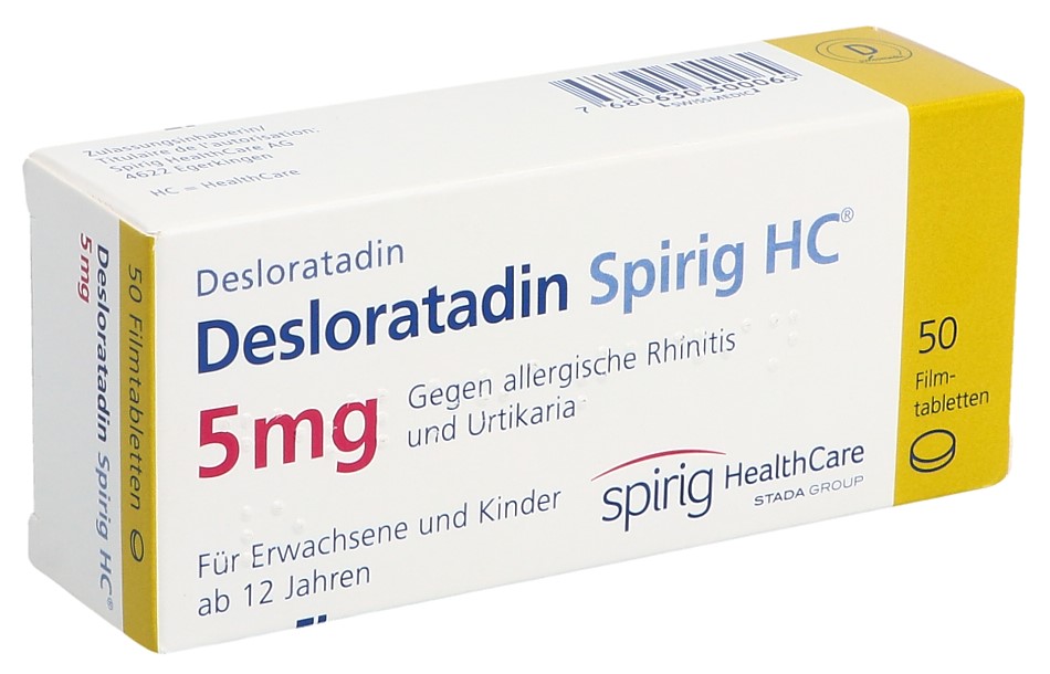 Desloratadin Spirig HC 5 mg, Filmtabletten