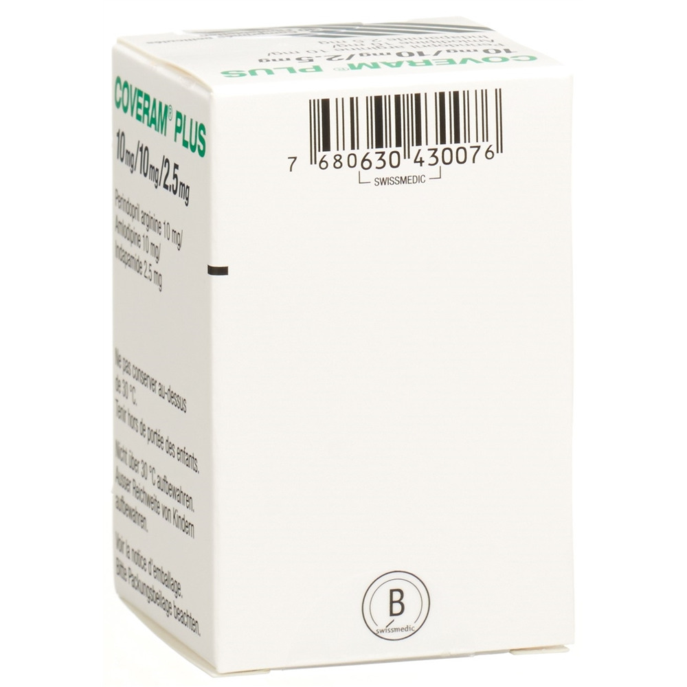 COVERAM plus cpr pell 10/10/2.5mg bte 30 pce