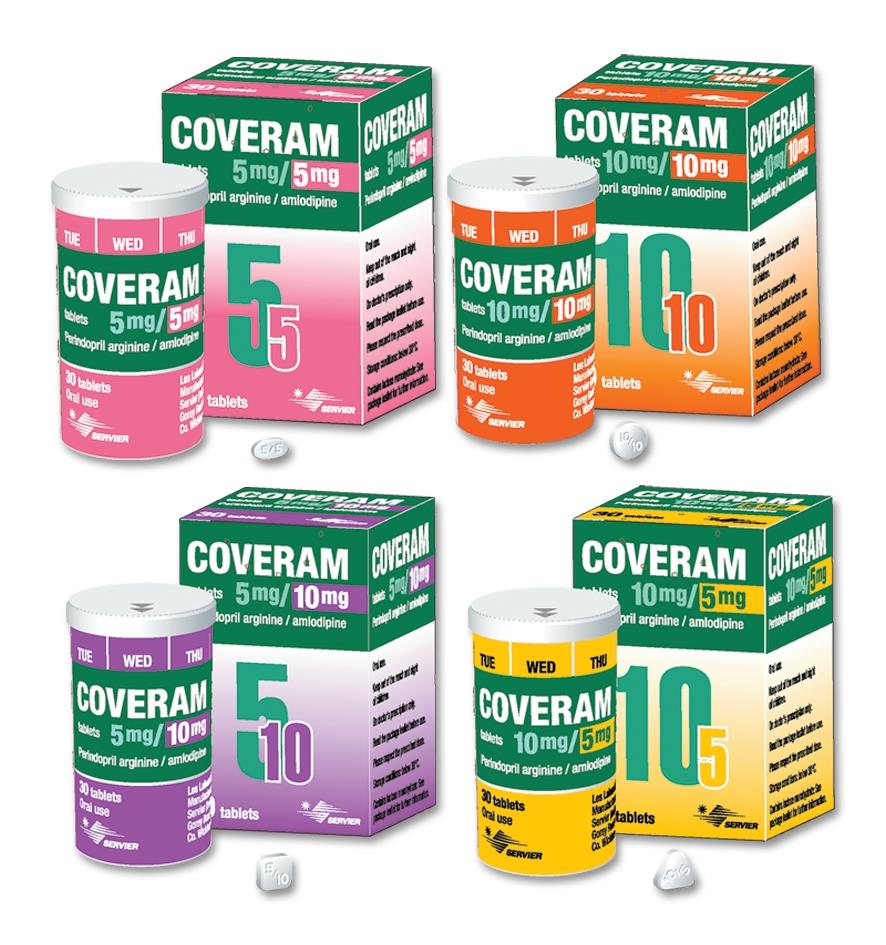 Coveram plus 10 mg/10 mg/2.5 mg, comprimés pelliculés