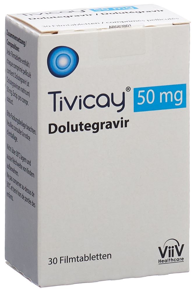 Tivicay 50 mg, Filmtabletten