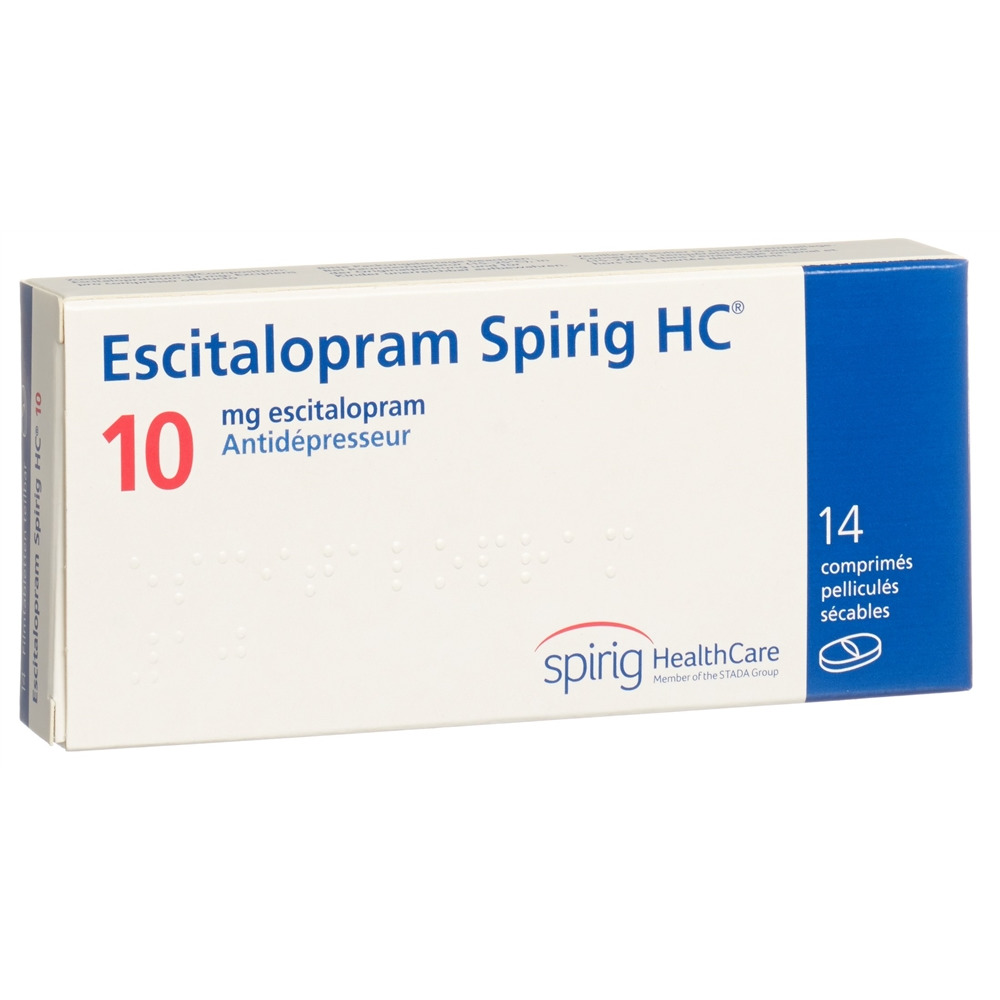 Escitalopram Spirig HC 10 mg, Filmtabletten