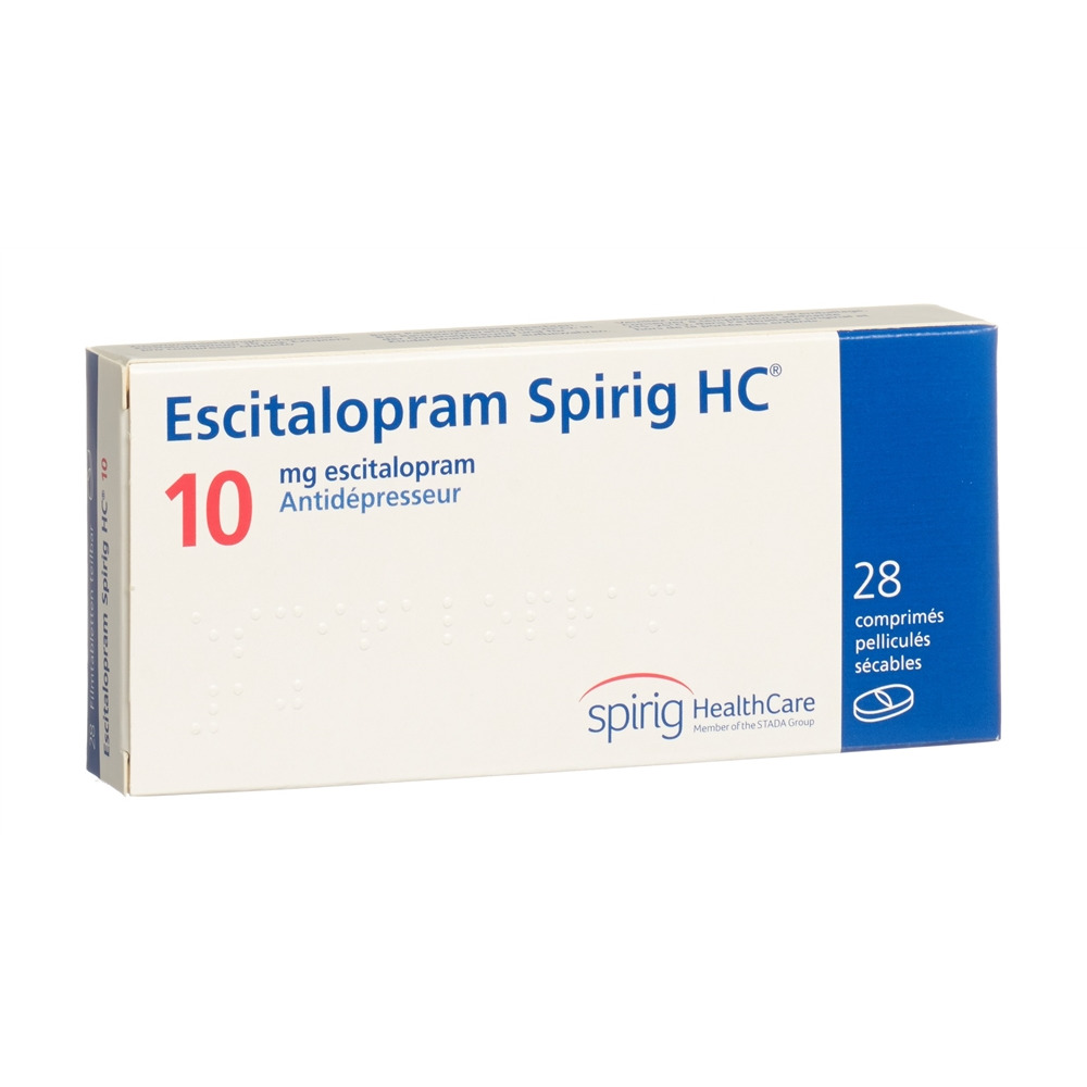 ESCITALOPRAM Spirig HC cpr pellic 10 mg 28 pce
