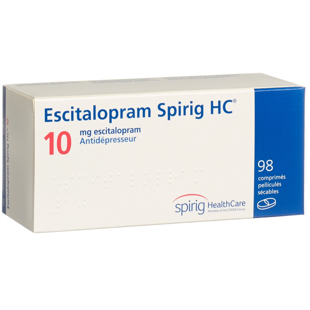 ESCITALOPRAM Spirig HC cpr pellic 10 mg 98 pce