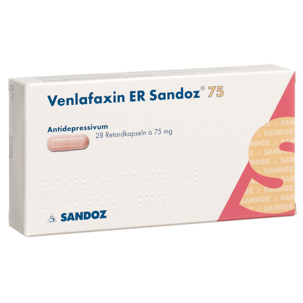 Venlafaxin ER Sandoz 75 mg, Hartkapseln, retardiert