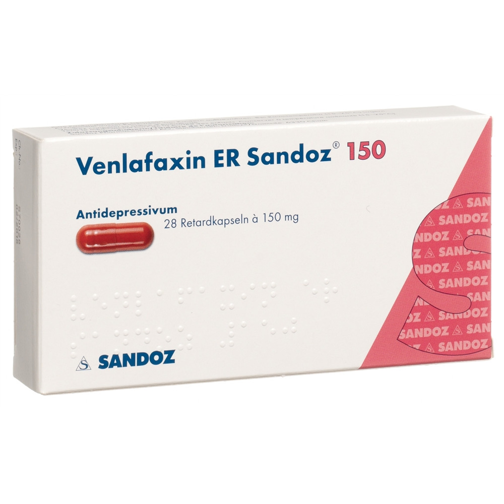 VENLAFAXINE ER Sandoz caps ret 150 mg 28 pce