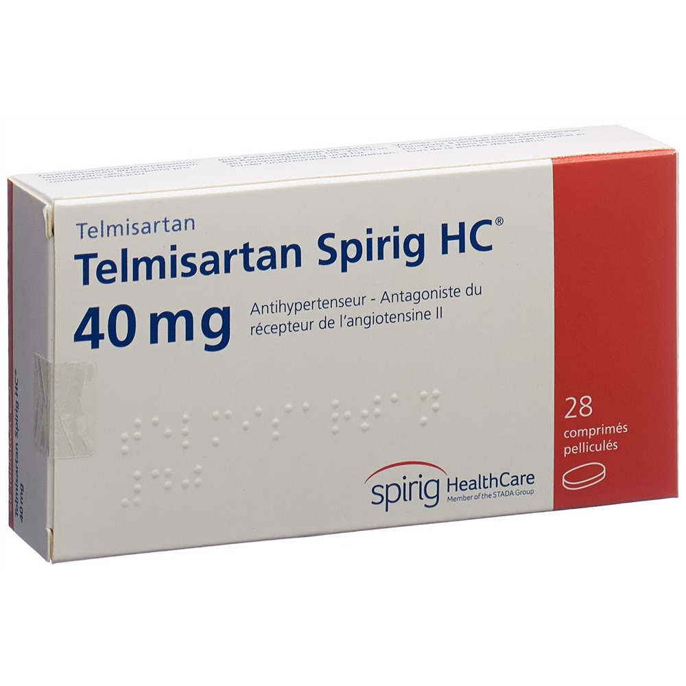 TELMISARTAN Spirig HC cpr pell 40 mg 28 pce