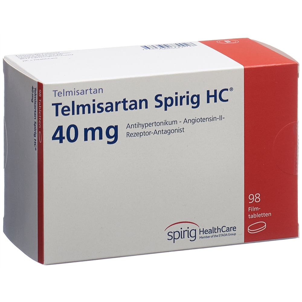 TELMISARTAN Spirig HC cpr pell 40 mg 98 pce