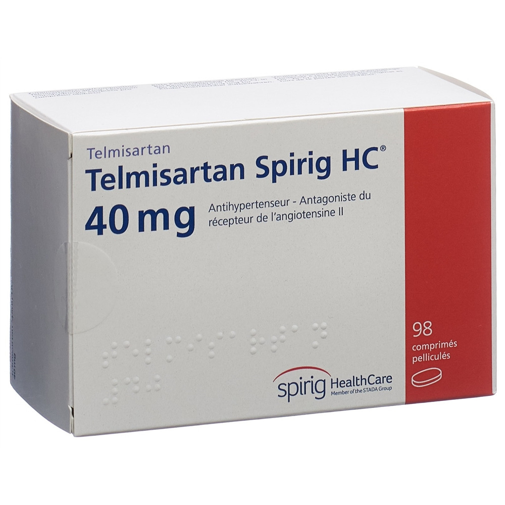 TELMISARTAN Spirig HC cpr pell 40 mg 98 pce