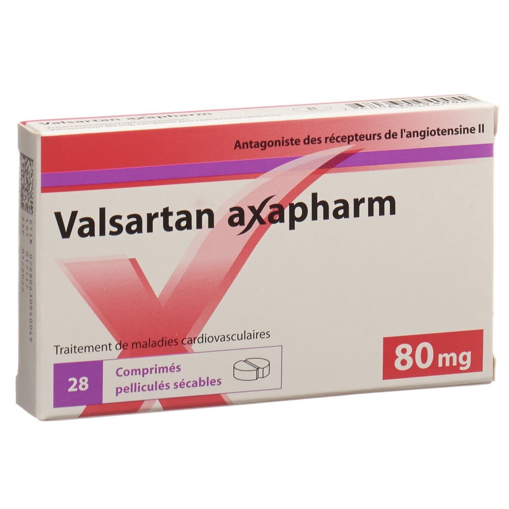 Valsartan axapharm 80 mg, Filmtabletten