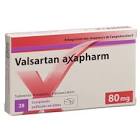 VALSARTAN axapharm cpr pell 80 mg 28 pce