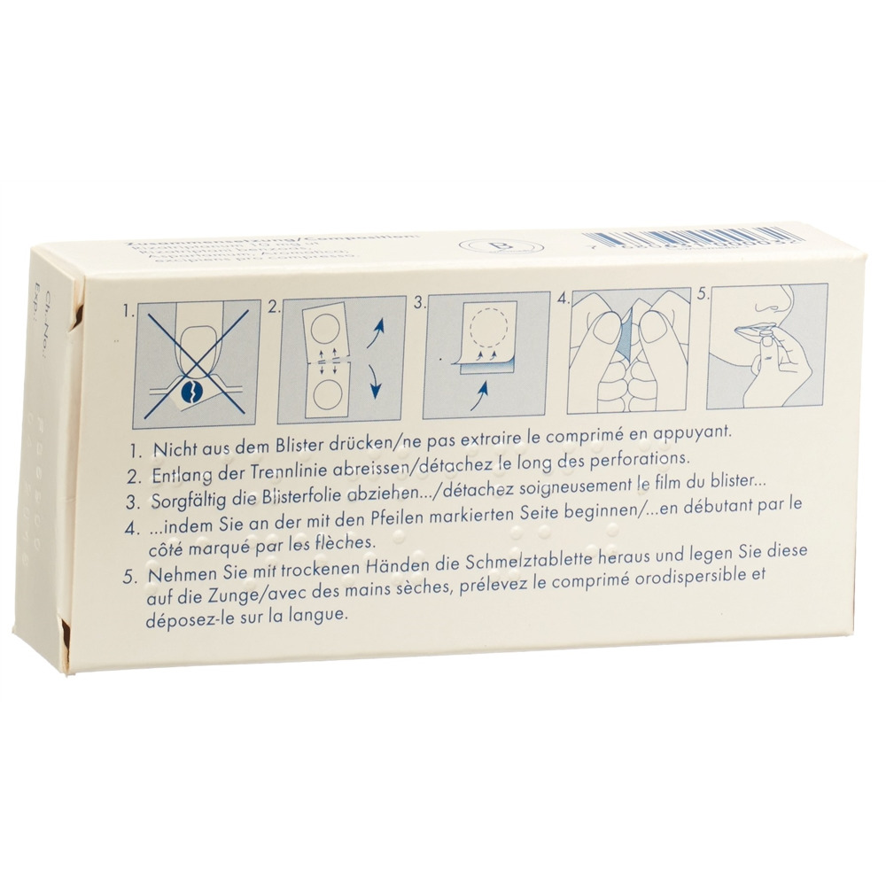 Rizatriptan Sandoz 10 mg, Schmelztabletten