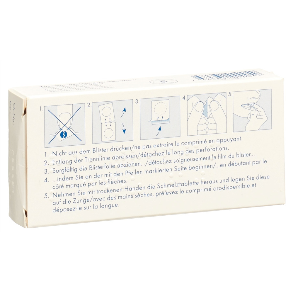 Rizatriptan Sandoz 10 mg, Schmelztabletten