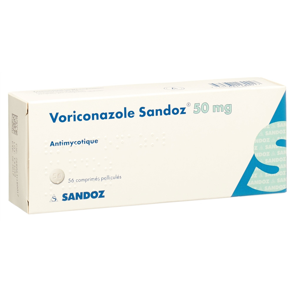VORICONAZOLE Sandoz cpr pell 50 mg 56 pce