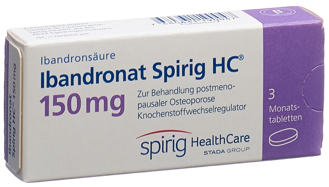 IBANDRONATE Spirig HC 150 mg compr mensuels