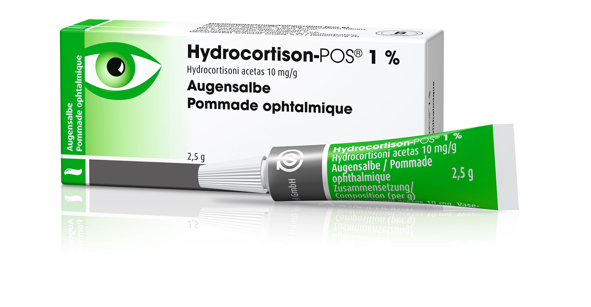 HYDROCORTISON-POS ong opht 1 % tb 2.5 g
