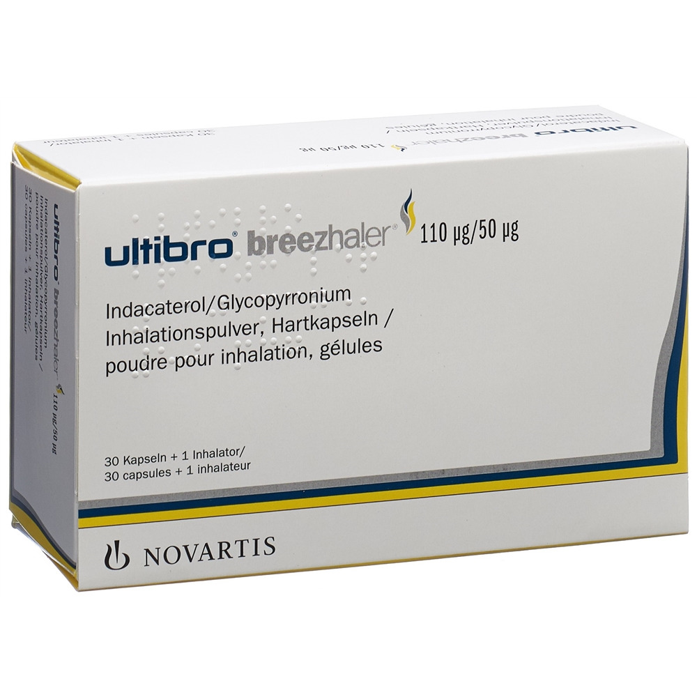 Ultibro Breezhaler 110/50, Hartkapseln mit Pulver zur Inhalation