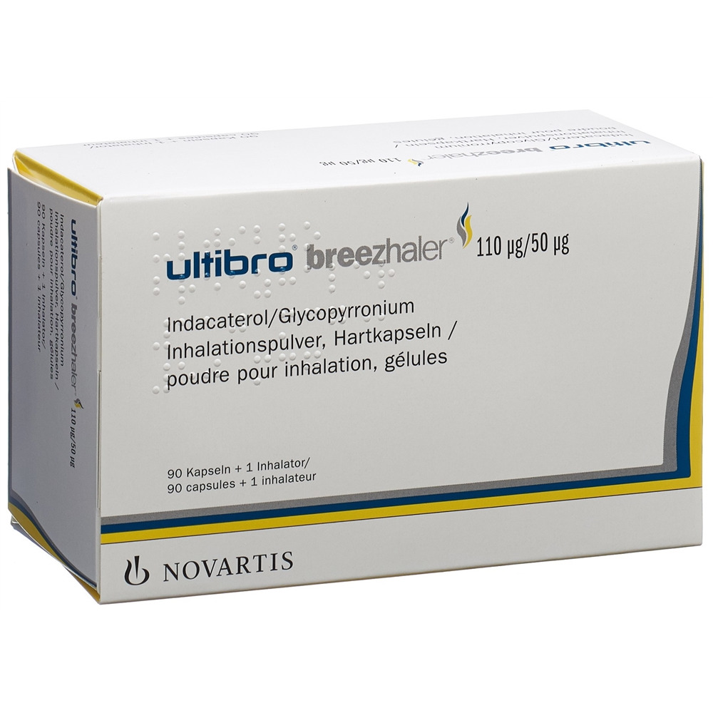 ULTIBRO BREEZHALER 110mcg/50mcg 90 pce