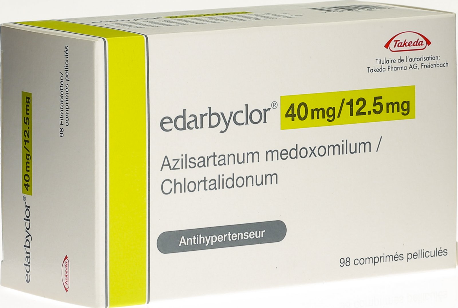 Edarbyclor 40 mg/12.5 mg, Filmtabletten