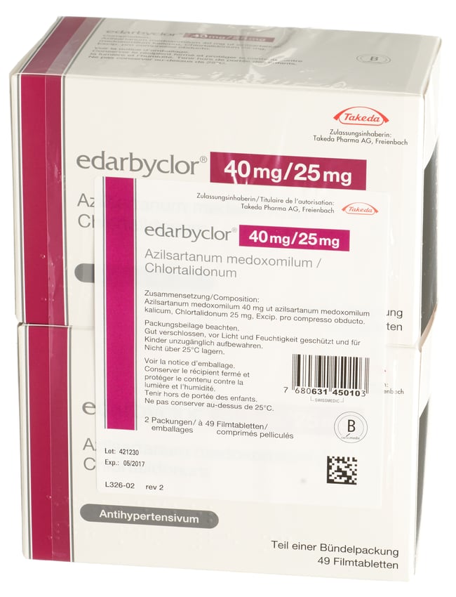 Edarbyclor 40 mg/12.5 mg, Filmtabletten