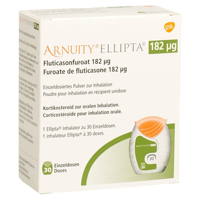 Anoro Ellipta 55 mcg/22 mcg, Einzeldosiertes Pulver zur Inhalation