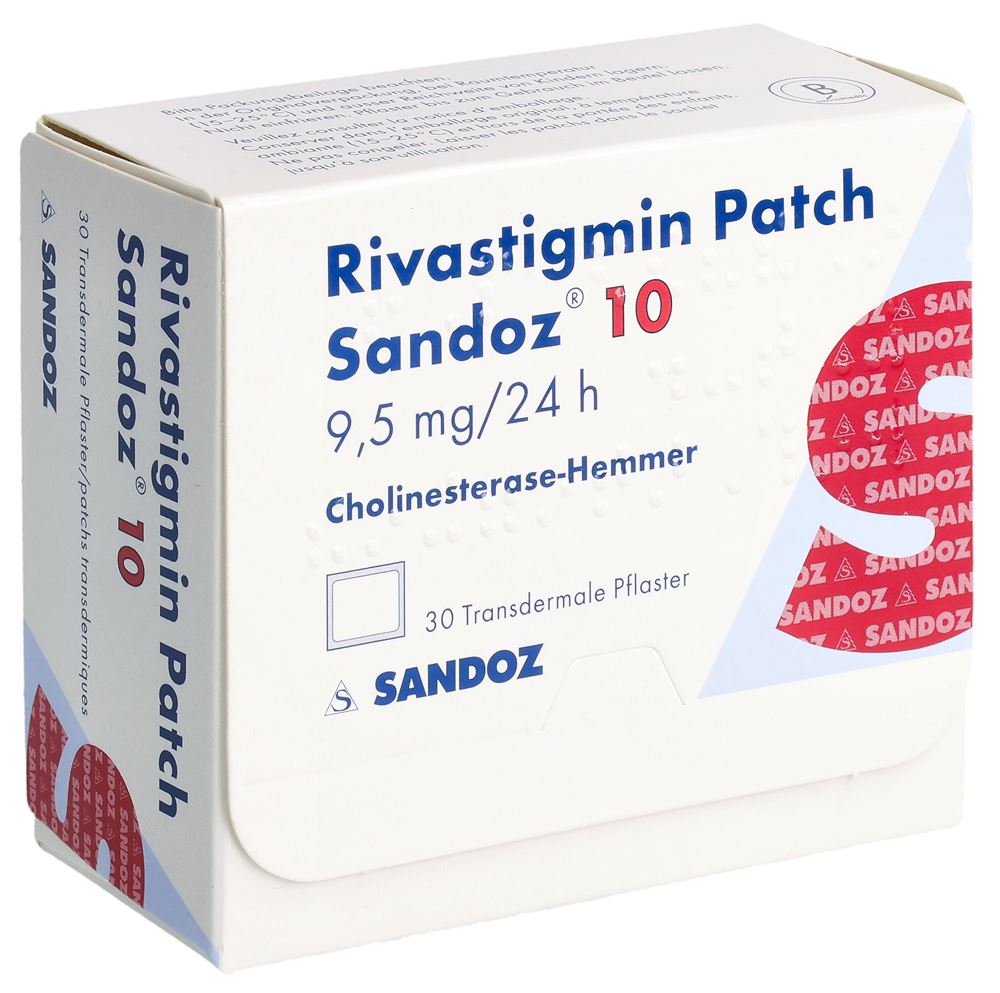 RIVASTIGMIN Patch Sandoz 10 9.5 mg/24h 30 pce