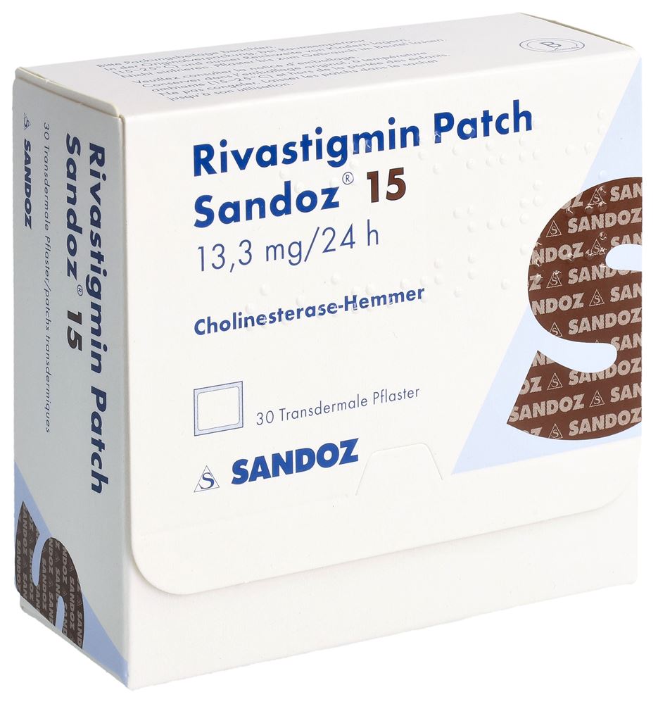 RIVASTIGMIN Patch Sandoz 15 13.3 mg/24h 30 pce