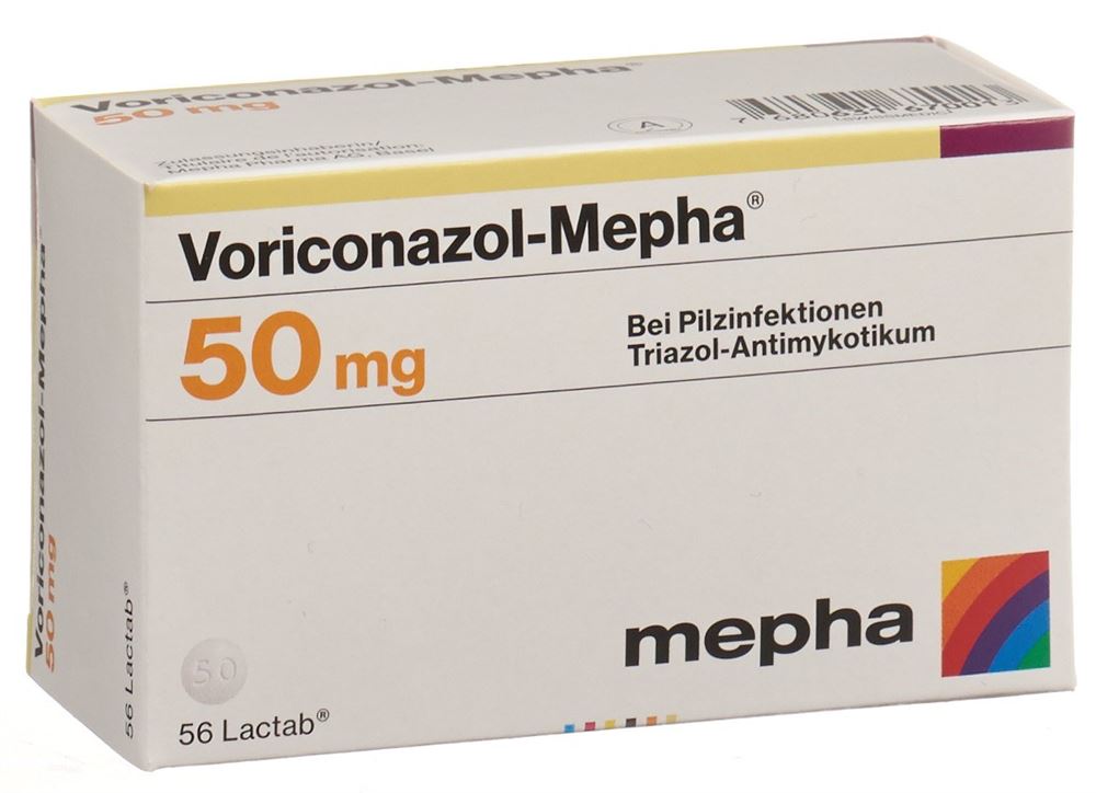 VORICONAZOL Mepha Lactab 50 mg 56 pce