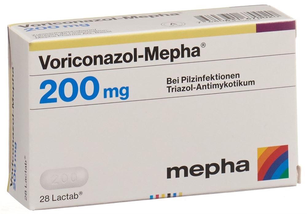 VORICONAZOL Mepha Lactab 200 mg 28 pce