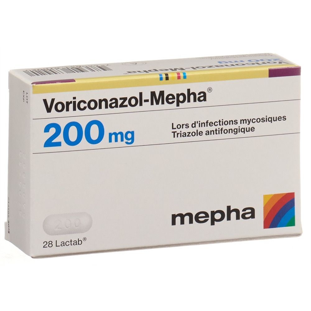 VORICONAZOL Mepha Lactab 200 mg 28 pce