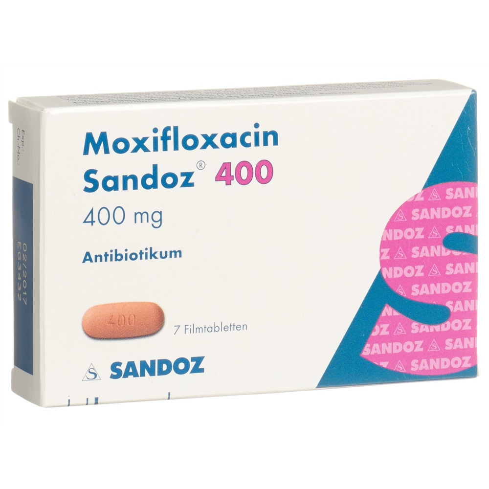 MOXIFLOXACINE Sandoz 400 mg 7 pce