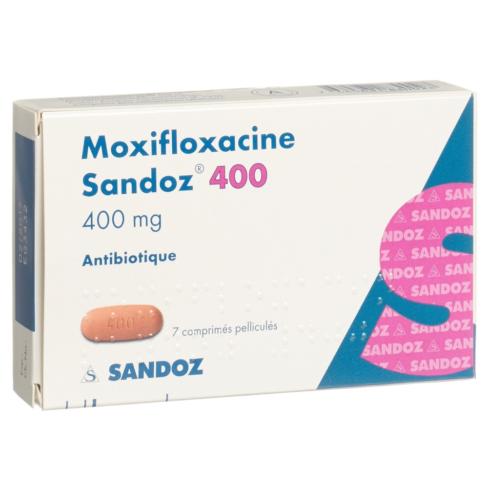 MOXIFLOXACINE Sandoz 400 mg 7 pce