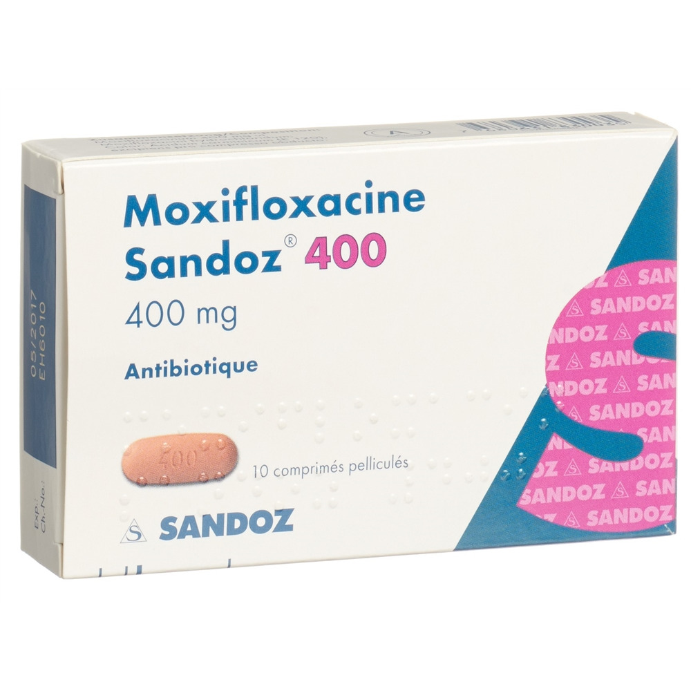 MOXIFLOXACINE Sandoz 400 mg 10 pce