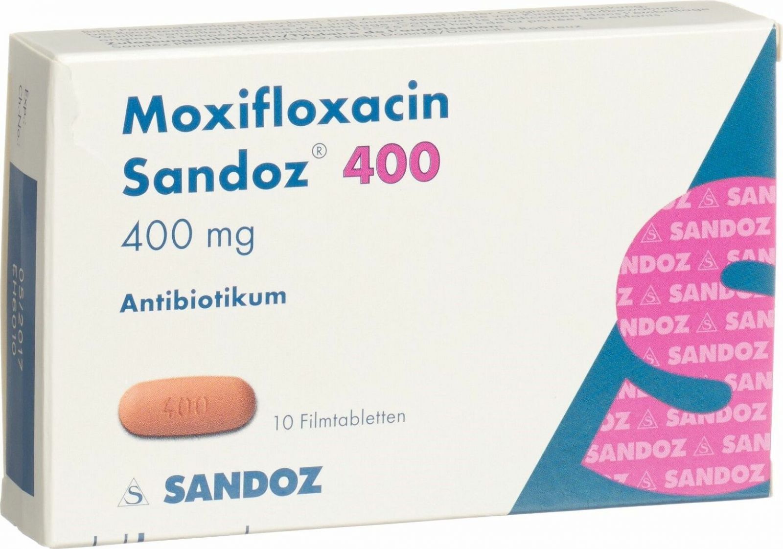Moxifloxacin Sandoz 400, Filmtabletten