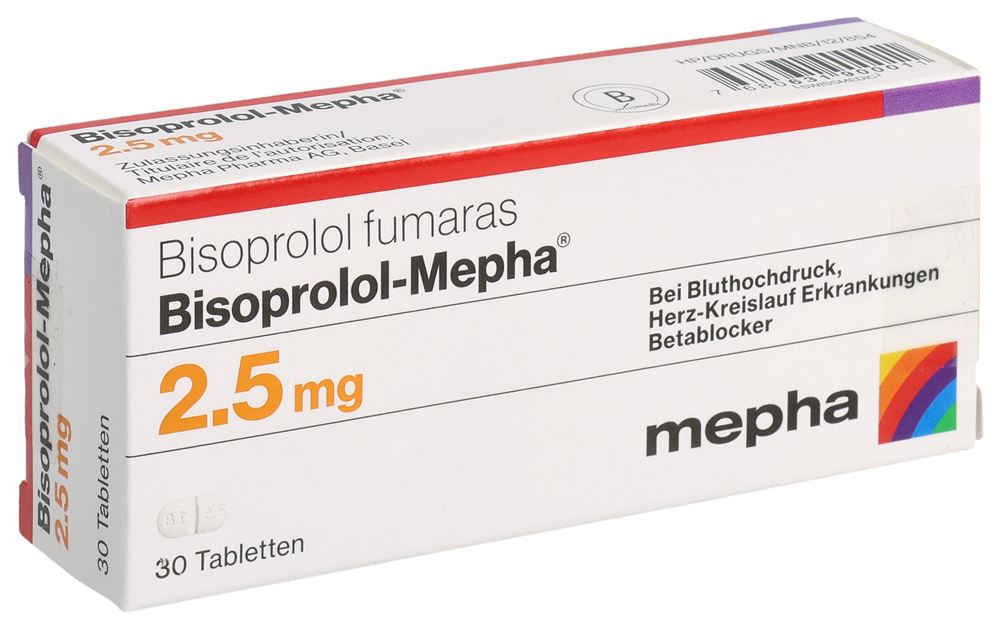 BISOPROLOL Mepha cpr 2.5 mg 30 pce