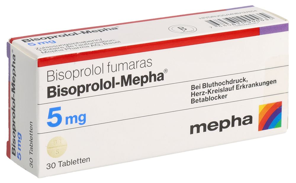 BISOPROLOL Mepha cpr 5 mg 30 pce