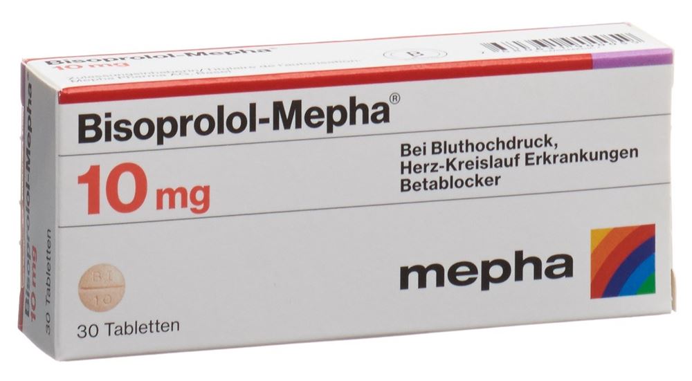 BISOPROLOL Mepha cpr 10 mg 30 pce