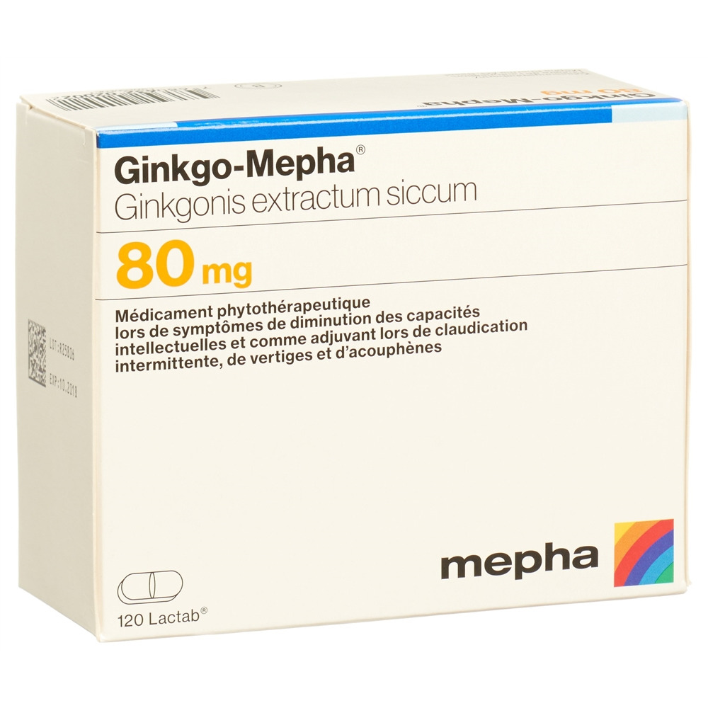 Ginkgo-Mepha 80 mg, Filmtabletten